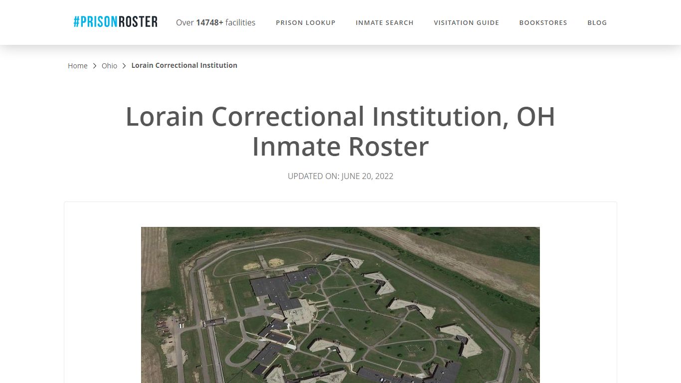 Lorain Correctional Institution, OH Inmate Roster
